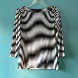 Size Small, The Limited striped boat neck top
